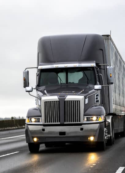 Commercial Truck on a Highway